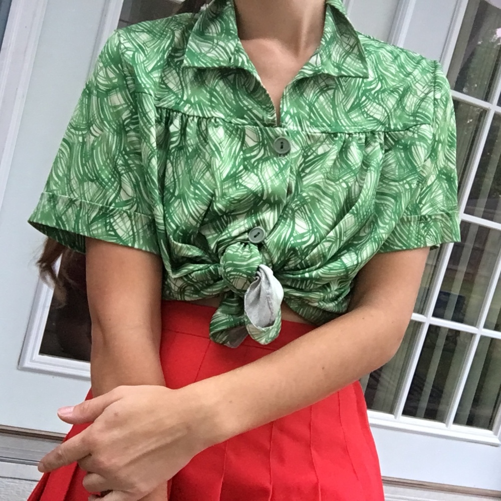 Vintage patterned blouse